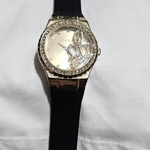 bebe Gold and Black Women's Watch